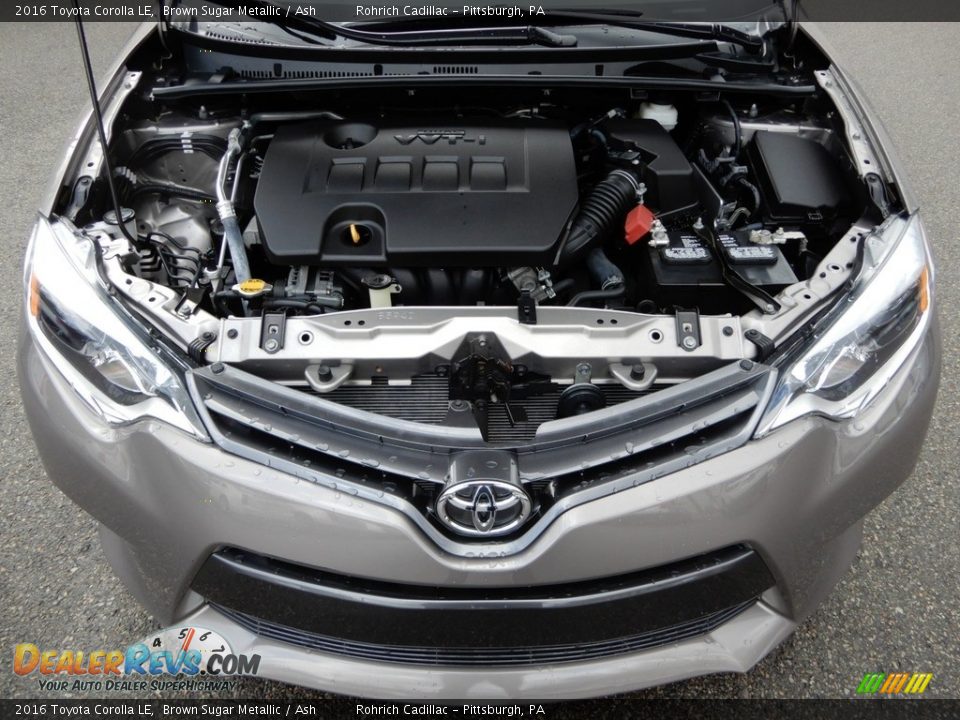 2016 Toyota Corolla LE Brown Sugar Metallic / Ash Photo #10
