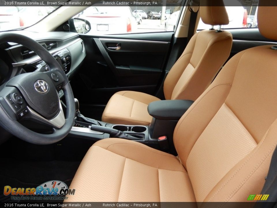 2016 Toyota Corolla LE Brown Sugar Metallic / Ash Photo #11
