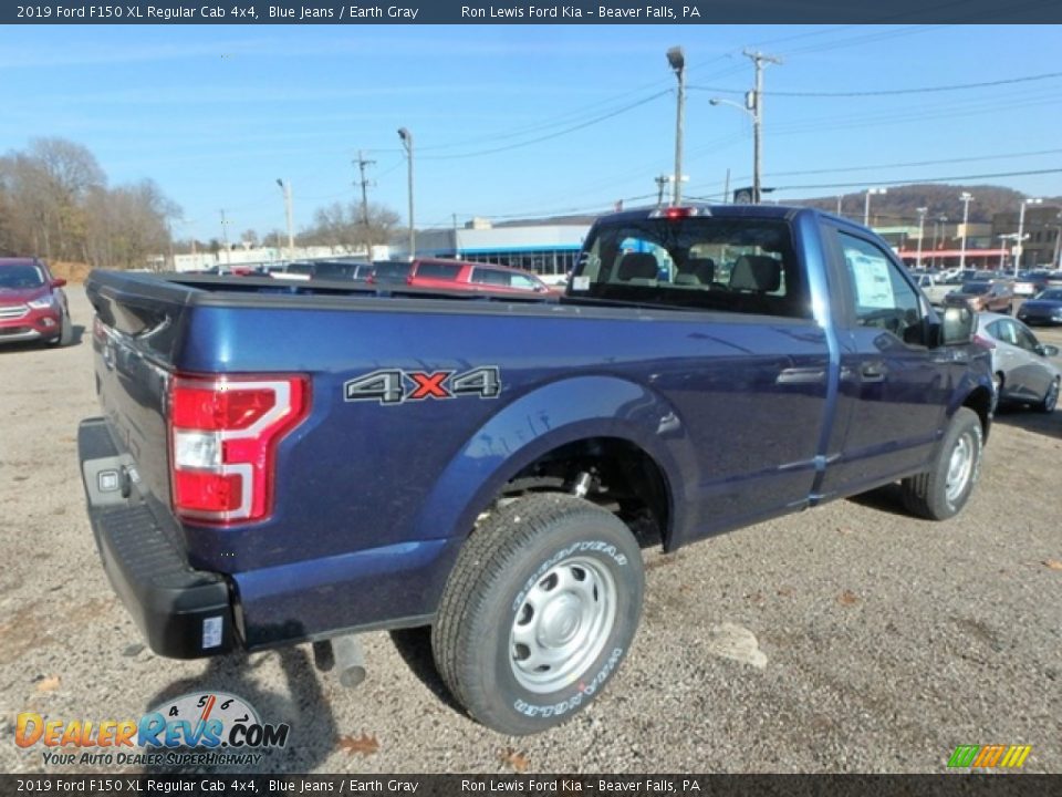 2019 Ford F150 XL Regular Cab 4x4 Blue Jeans / Earth Gray Photo #4