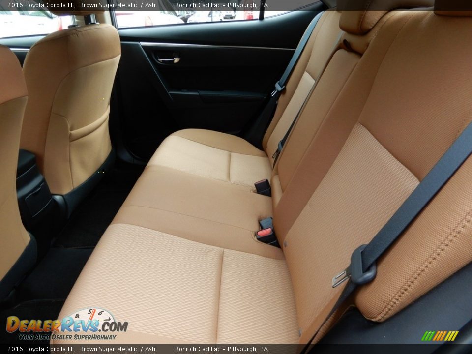 2016 Toyota Corolla LE Brown Sugar Metallic / Ash Photo #12