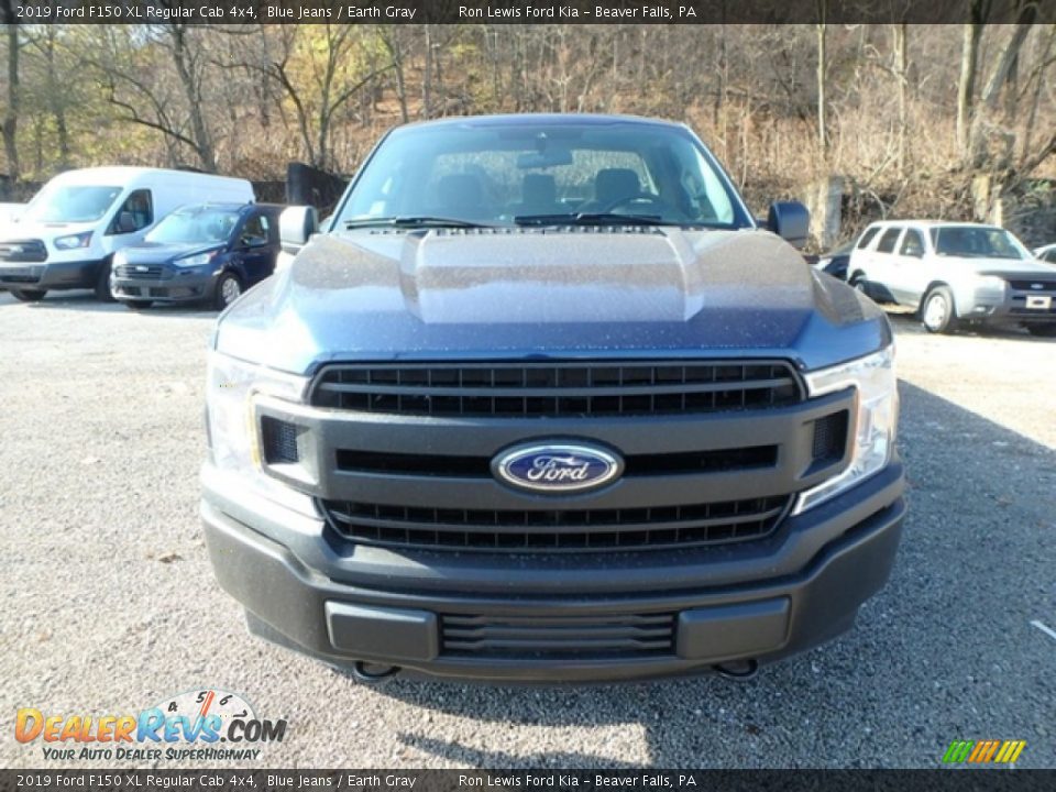 2019 Ford F150 XL Regular Cab 4x4 Blue Jeans / Earth Gray Photo #9