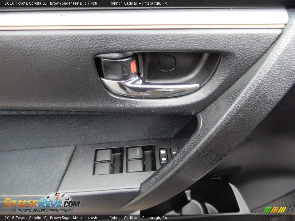 2016 Toyota Corolla LE Brown Sugar Metallic / Ash Photo #15