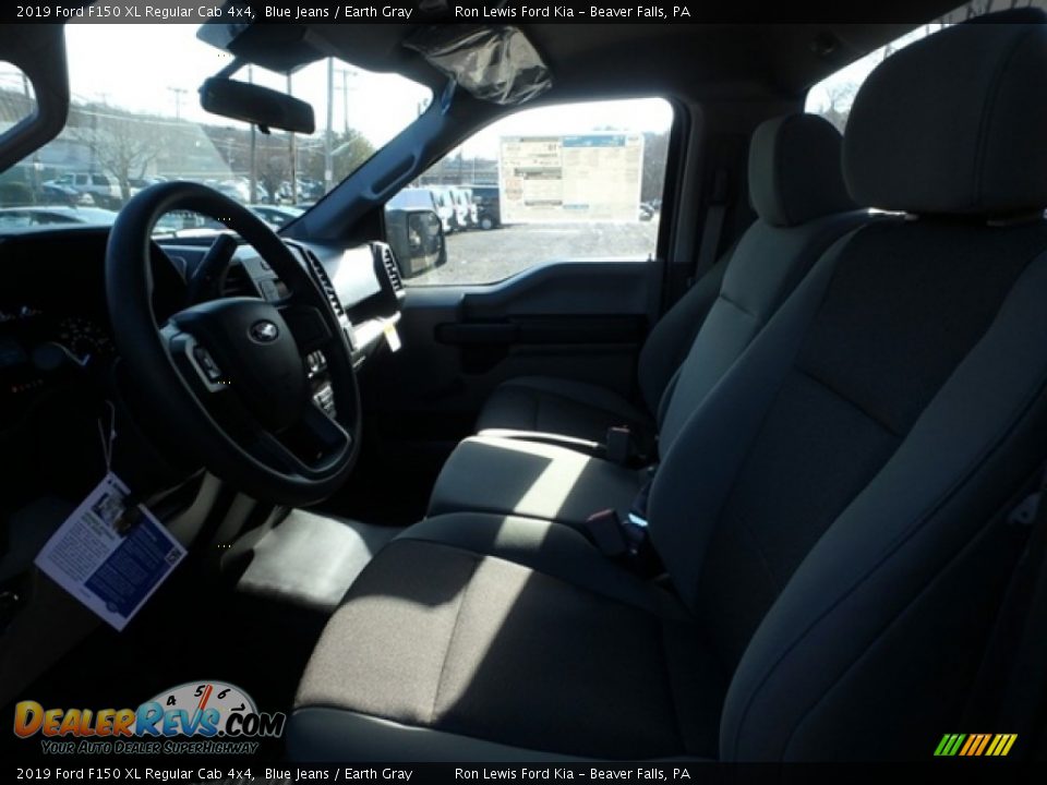 2019 Ford F150 XL Regular Cab 4x4 Blue Jeans / Earth Gray Photo #12