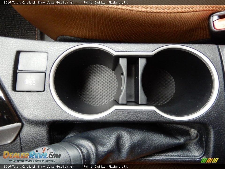 2016 Toyota Corolla LE Brown Sugar Metallic / Ash Photo #20