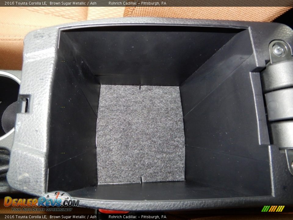 2016 Toyota Corolla LE Brown Sugar Metallic / Ash Photo #21