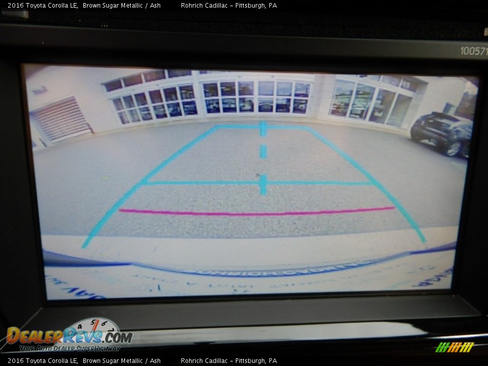 2016 Toyota Corolla LE Brown Sugar Metallic / Ash Photo #23