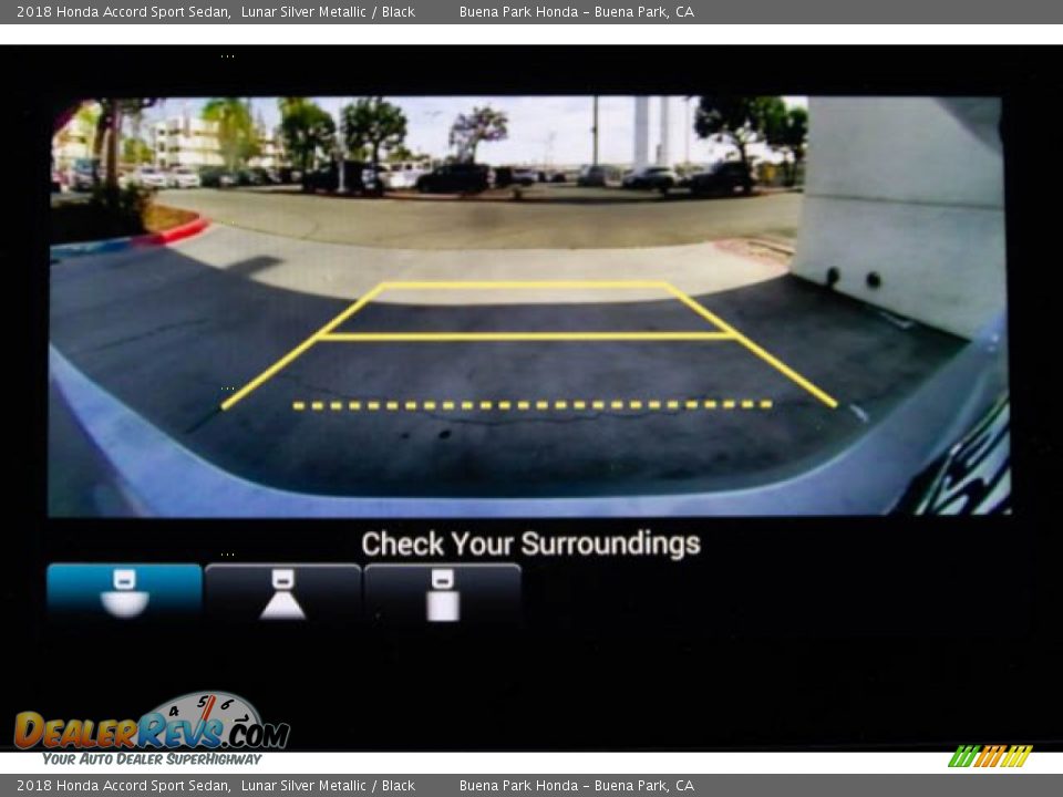 2018 Honda Accord Sport Sedan Lunar Silver Metallic / Black Photo #27