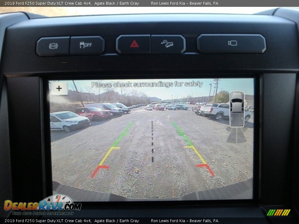 2019 Ford F250 Super Duty XLT Crew Cab 4x4 Agate Black / Earth Gray Photo #19