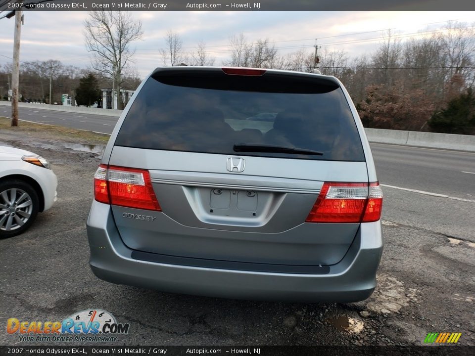 2007 Honda Odyssey EX-L Ocean Mist Metallic / Gray Photo #4