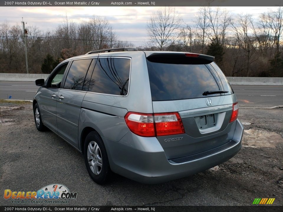 2007 Honda Odyssey EX-L Ocean Mist Metallic / Gray Photo #5