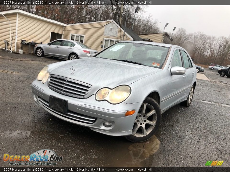 2007 Mercedes-Benz C 280 4Matic Luxury Iridium Silver Metallic / Black Photo #1