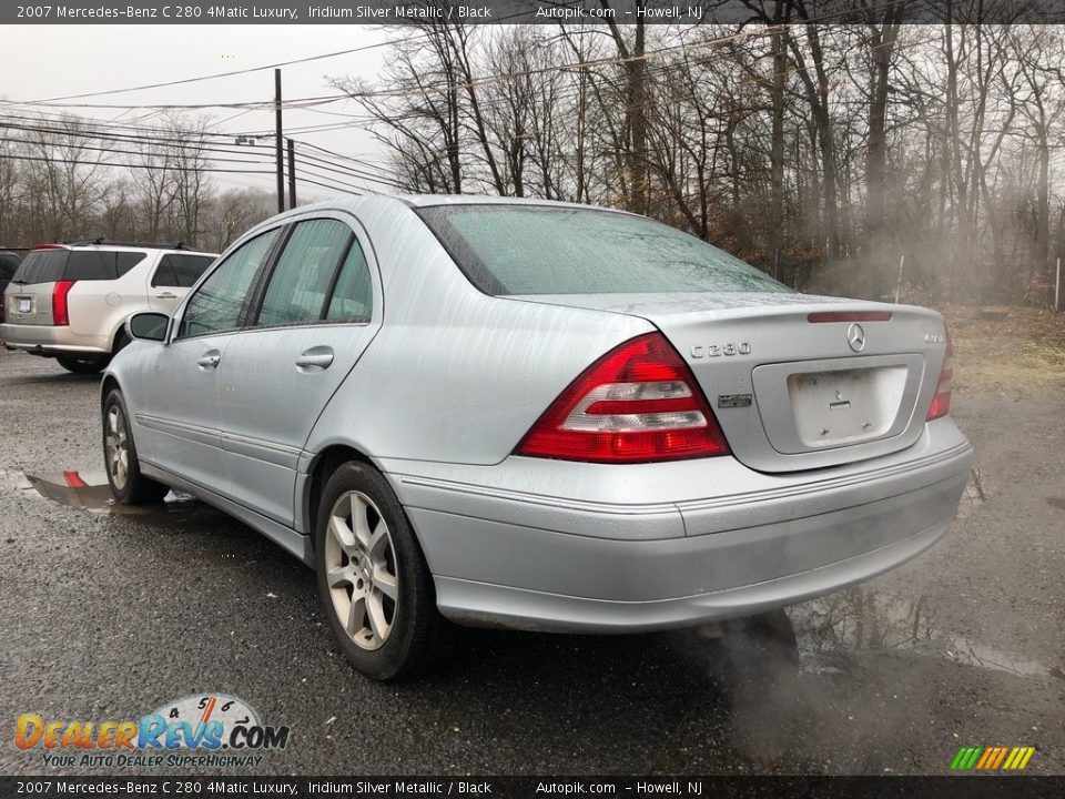 2007 Mercedes-Benz C 280 4Matic Luxury Iridium Silver Metallic / Black Photo #3