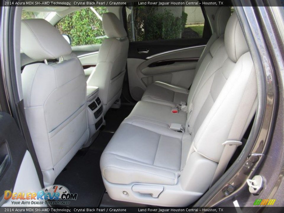 2014 Acura MDX SH-AWD Technology Crystal Black Pearl / Graystone Photo #5
