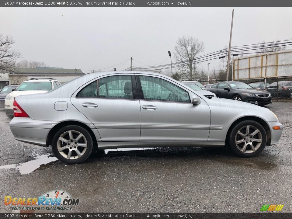 2007 Mercedes-Benz C 280 4Matic Luxury Iridium Silver Metallic / Black Photo #6