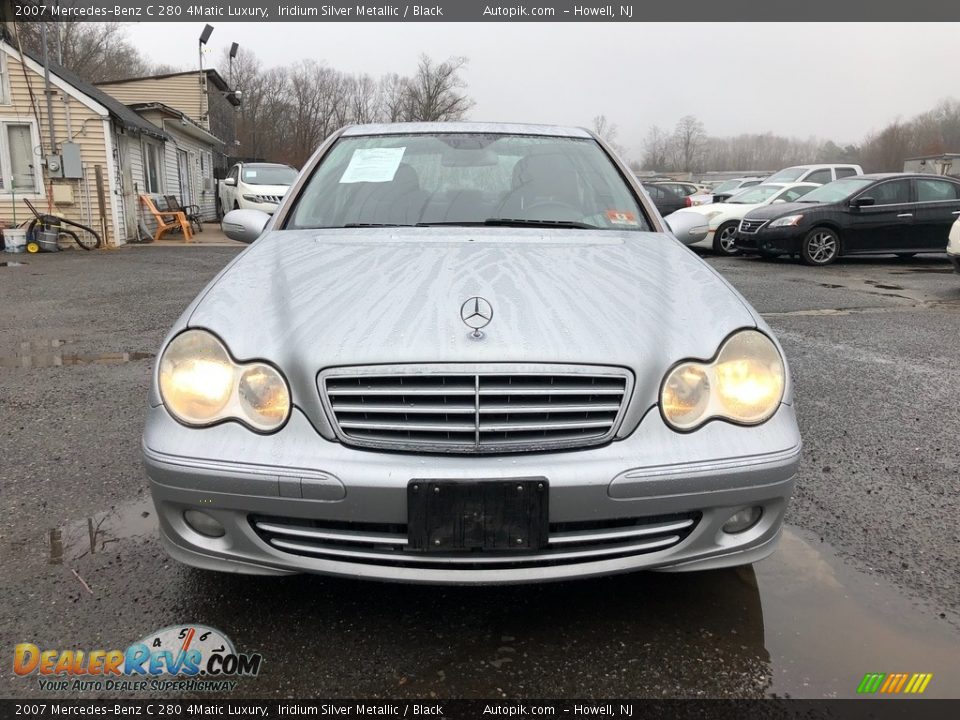 2007 Mercedes-Benz C 280 4Matic Luxury Iridium Silver Metallic / Black Photo #8