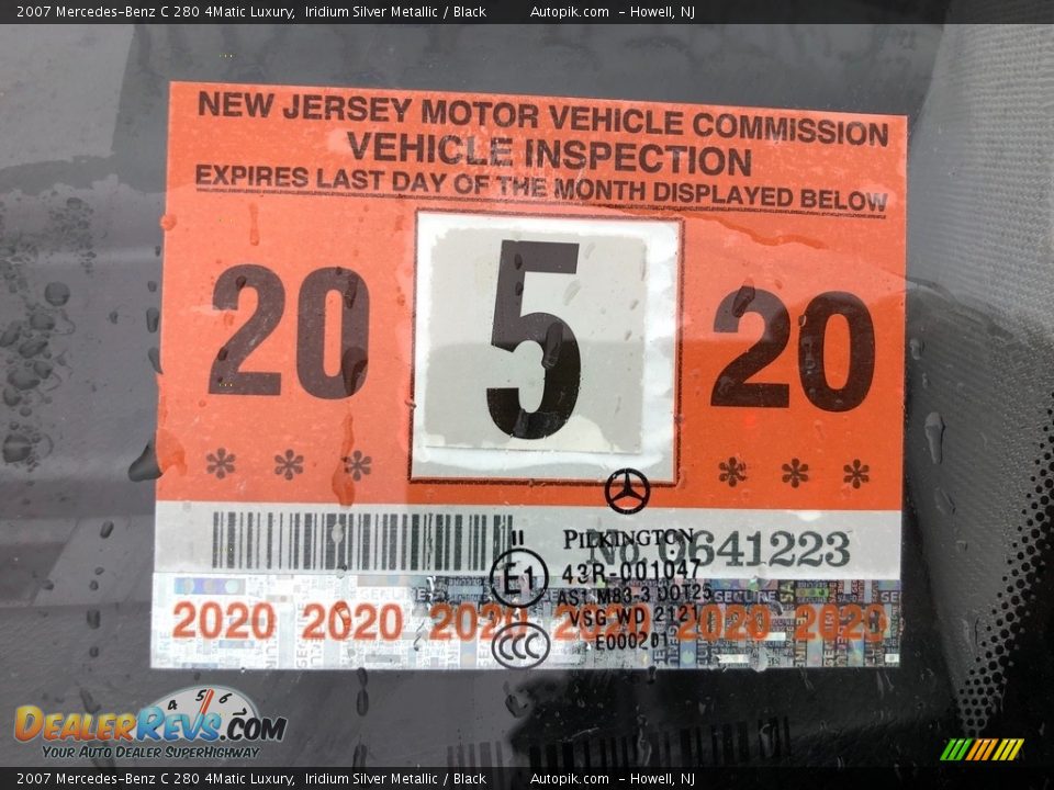 2007 Mercedes-Benz C 280 4Matic Luxury Iridium Silver Metallic / Black Photo #9