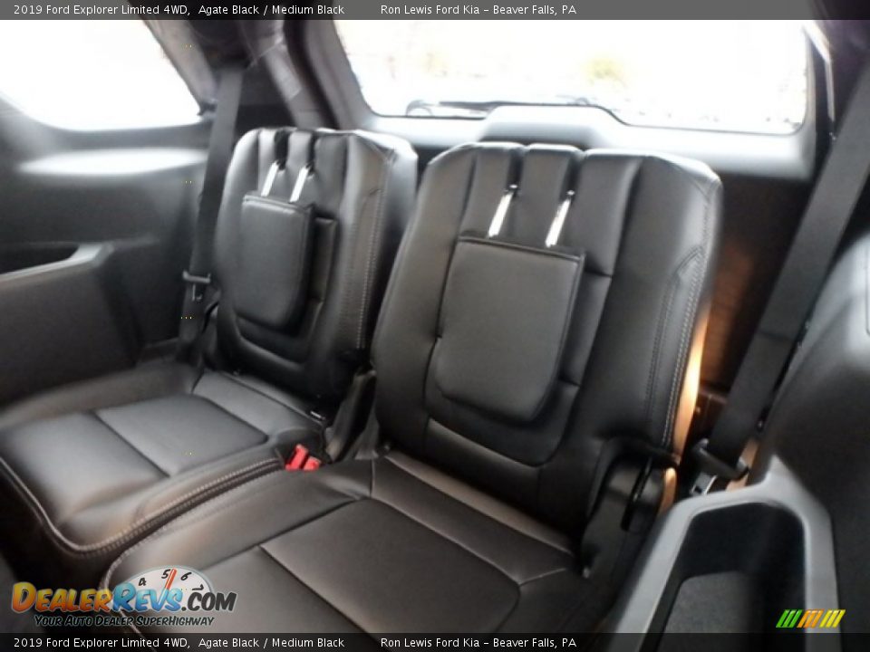 2019 Ford Explorer Limited 4WD Agate Black / Medium Black Photo #12