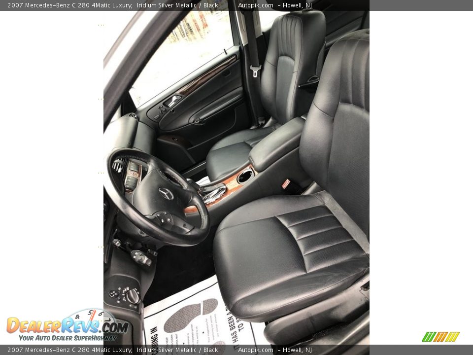 2007 Mercedes-Benz C 280 4Matic Luxury Iridium Silver Metallic / Black Photo #10