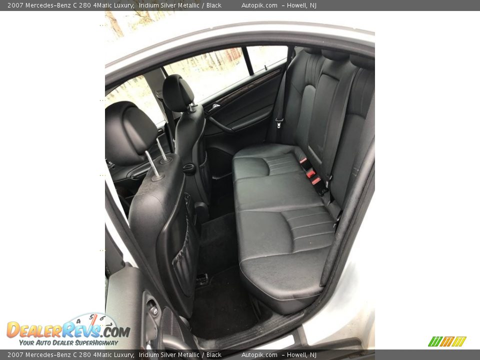2007 Mercedes-Benz C 280 4Matic Luxury Iridium Silver Metallic / Black Photo #11