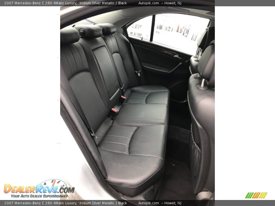 2007 Mercedes-Benz C 280 4Matic Luxury Iridium Silver Metallic / Black Photo #12