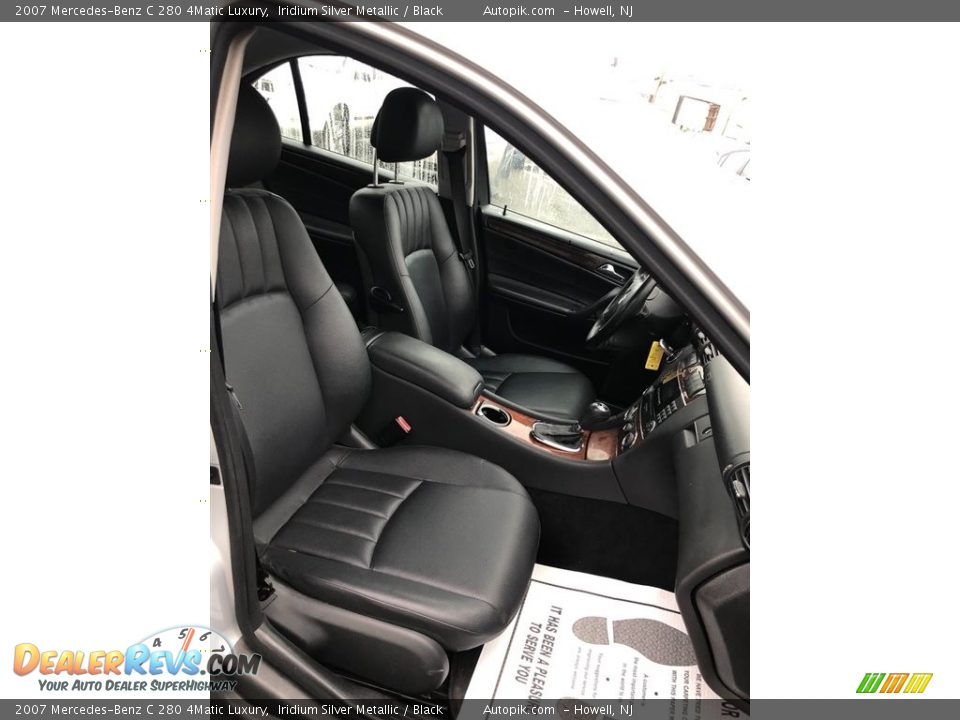 2007 Mercedes-Benz C 280 4Matic Luxury Iridium Silver Metallic / Black Photo #13