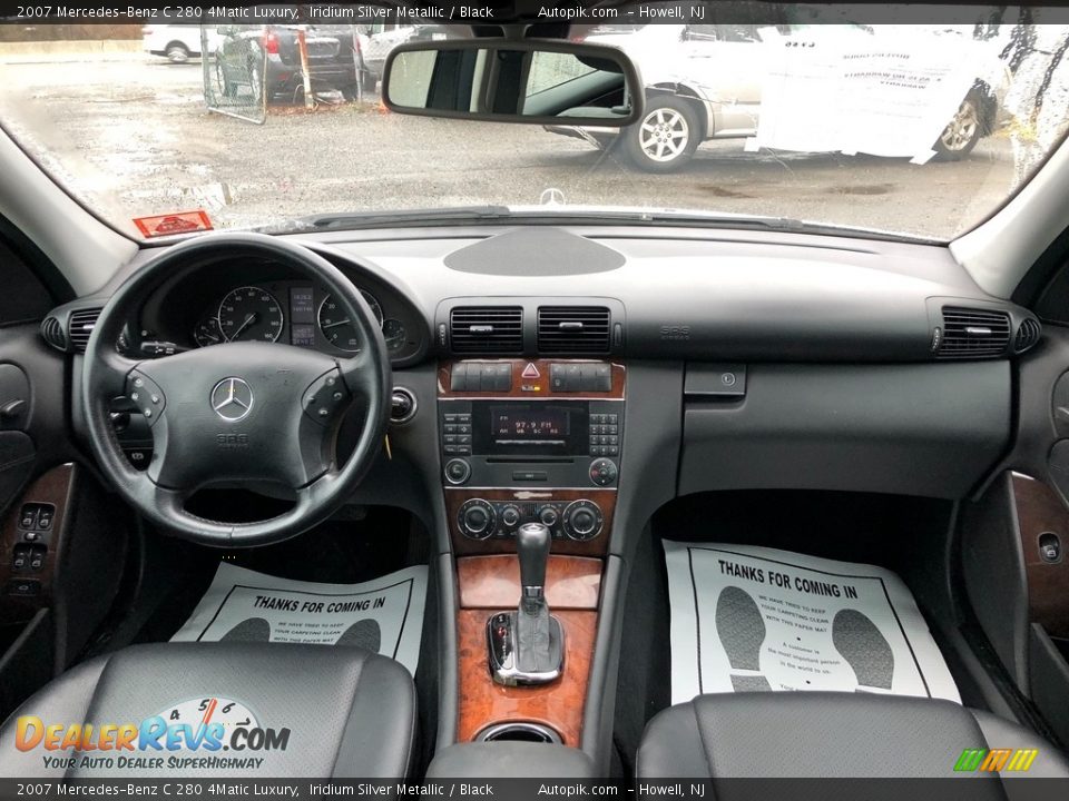 2007 Mercedes-Benz C 280 4Matic Luxury Iridium Silver Metallic / Black Photo #15
