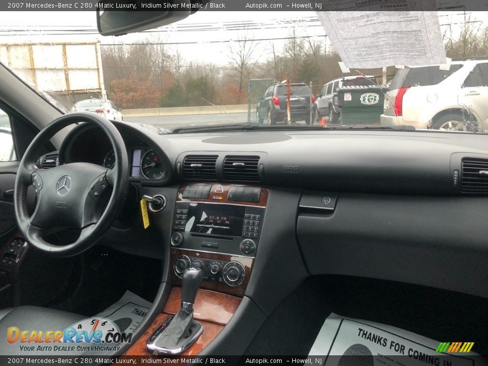 2007 Mercedes-Benz C 280 4Matic Luxury Iridium Silver Metallic / Black Photo #16