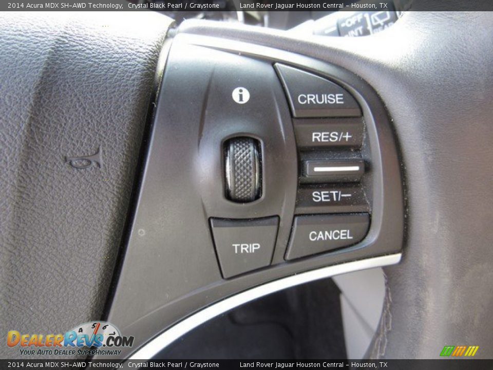2014 Acura MDX SH-AWD Technology Crystal Black Pearl / Graystone Photo #29