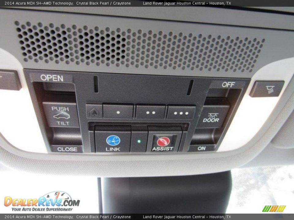 2014 Acura MDX SH-AWD Technology Crystal Black Pearl / Graystone Photo #35