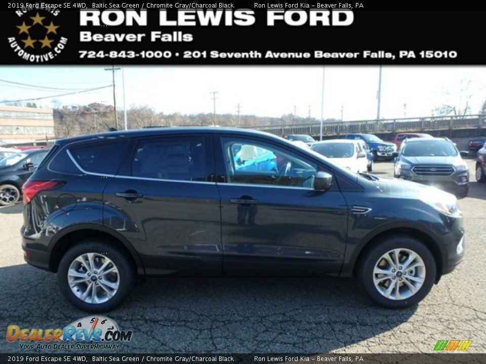 2019 Ford Escape SE 4WD Baltic Sea Green / Chromite Gray/Charcoal Black Photo #1
