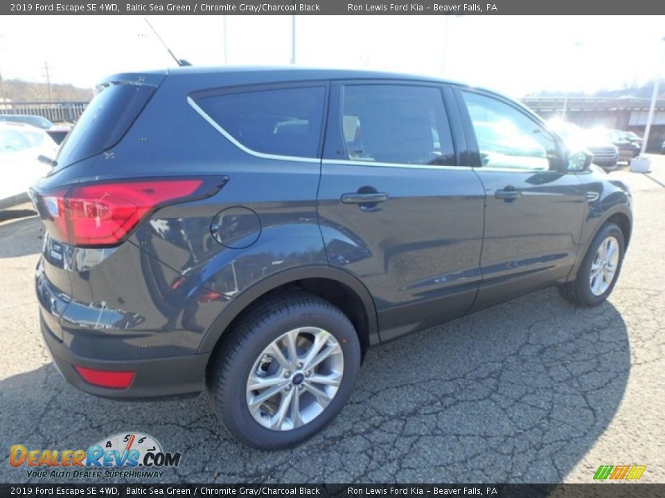 2019 Ford Escape SE 4WD Baltic Sea Green / Chromite Gray/Charcoal Black Photo #2