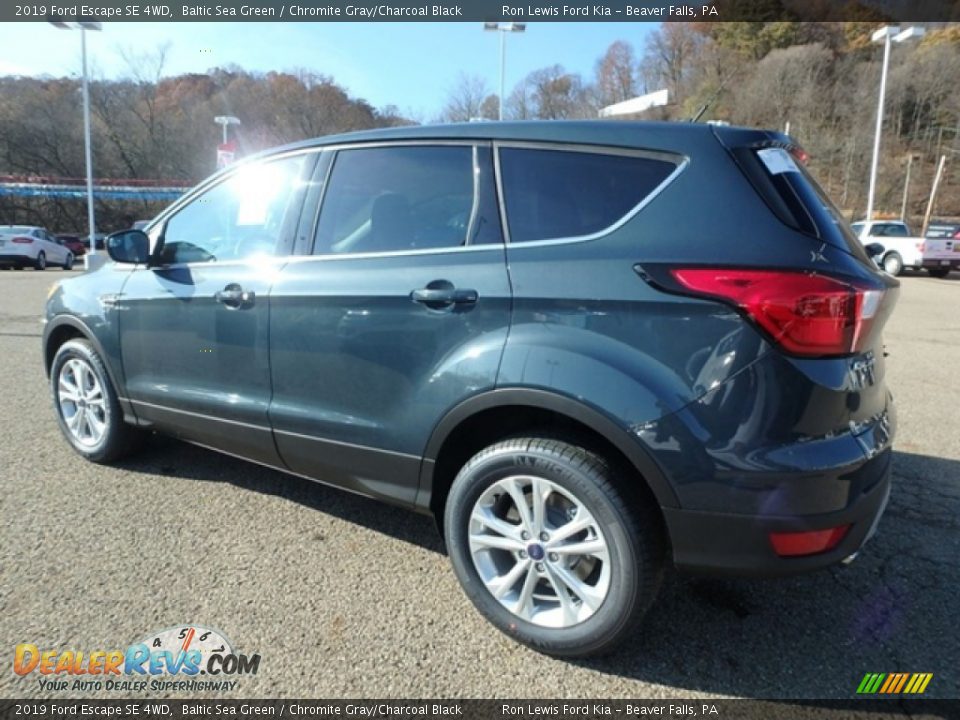 2019 Ford Escape SE 4WD Baltic Sea Green / Chromite Gray/Charcoal Black Photo #5