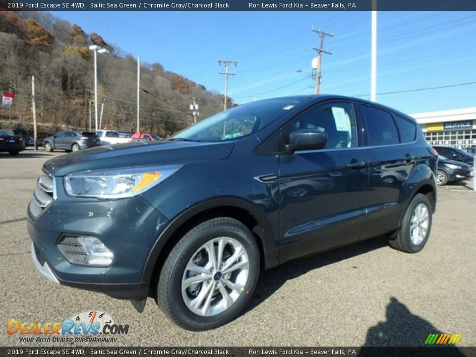 2019 Ford Escape SE 4WD Baltic Sea Green / Chromite Gray/Charcoal Black Photo #7