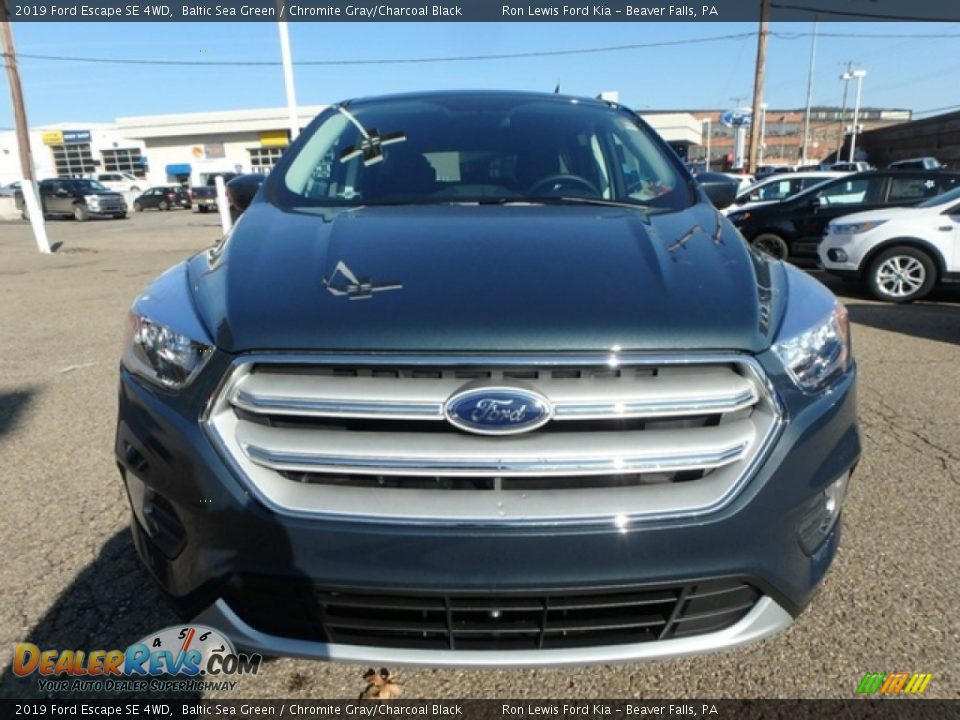 2019 Ford Escape SE 4WD Baltic Sea Green / Chromite Gray/Charcoal Black Photo #8