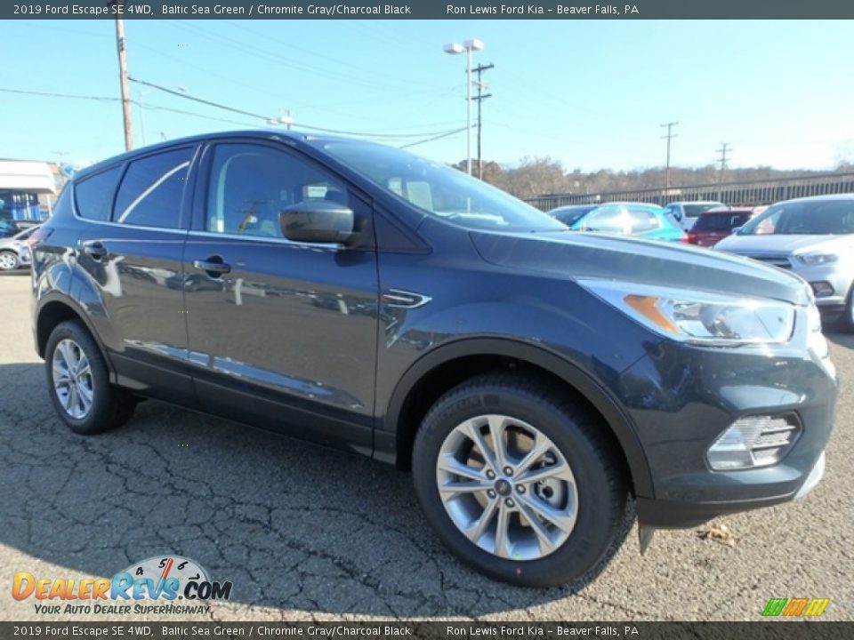 2019 Ford Escape SE 4WD Baltic Sea Green / Chromite Gray/Charcoal Black Photo #9