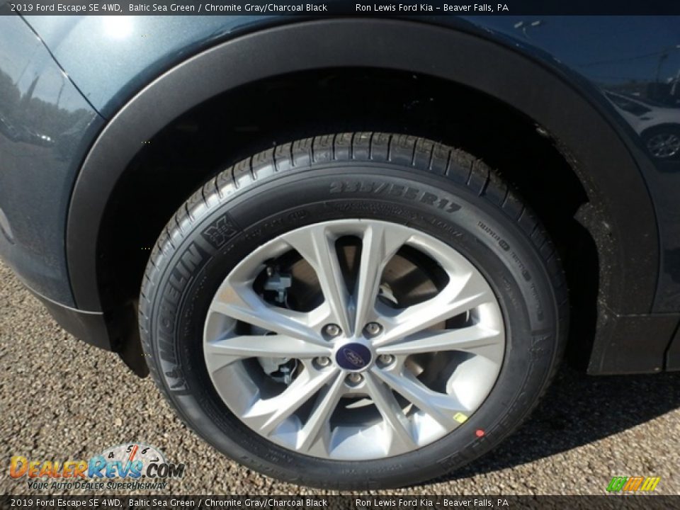 2019 Ford Escape SE 4WD Baltic Sea Green / Chromite Gray/Charcoal Black Photo #10
