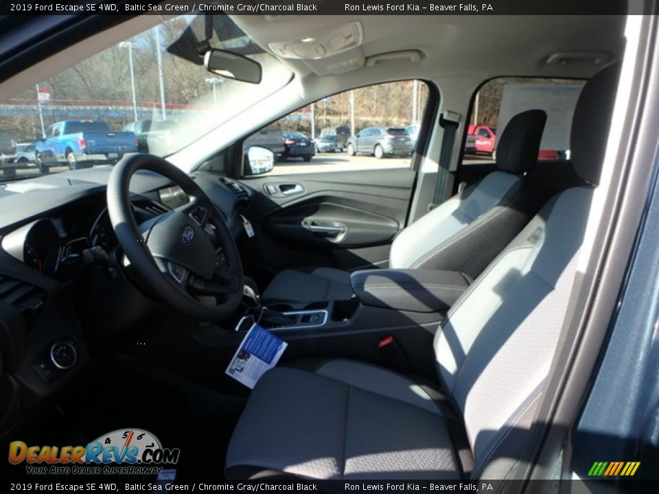 2019 Ford Escape SE 4WD Baltic Sea Green / Chromite Gray/Charcoal Black Photo #11