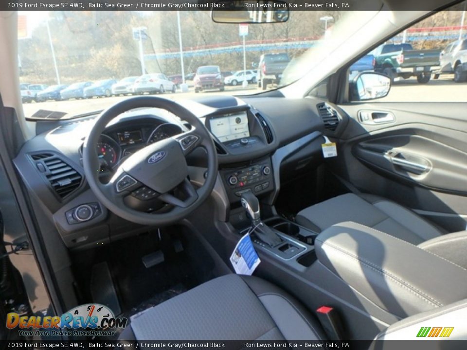 2019 Ford Escape SE 4WD Baltic Sea Green / Chromite Gray/Charcoal Black Photo #13