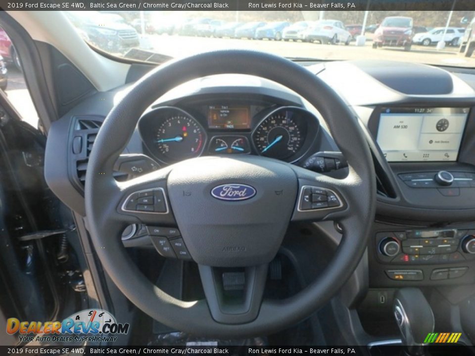 2019 Ford Escape SE 4WD Baltic Sea Green / Chromite Gray/Charcoal Black Photo #17