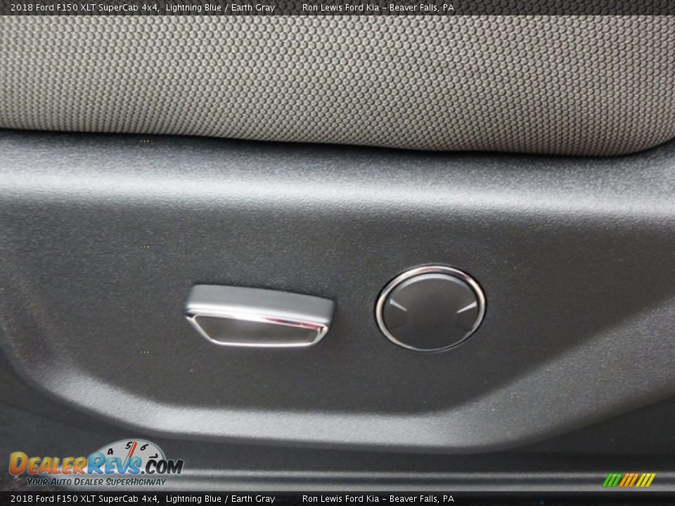 2018 Ford F150 XLT SuperCab 4x4 Lightning Blue / Earth Gray Photo #15