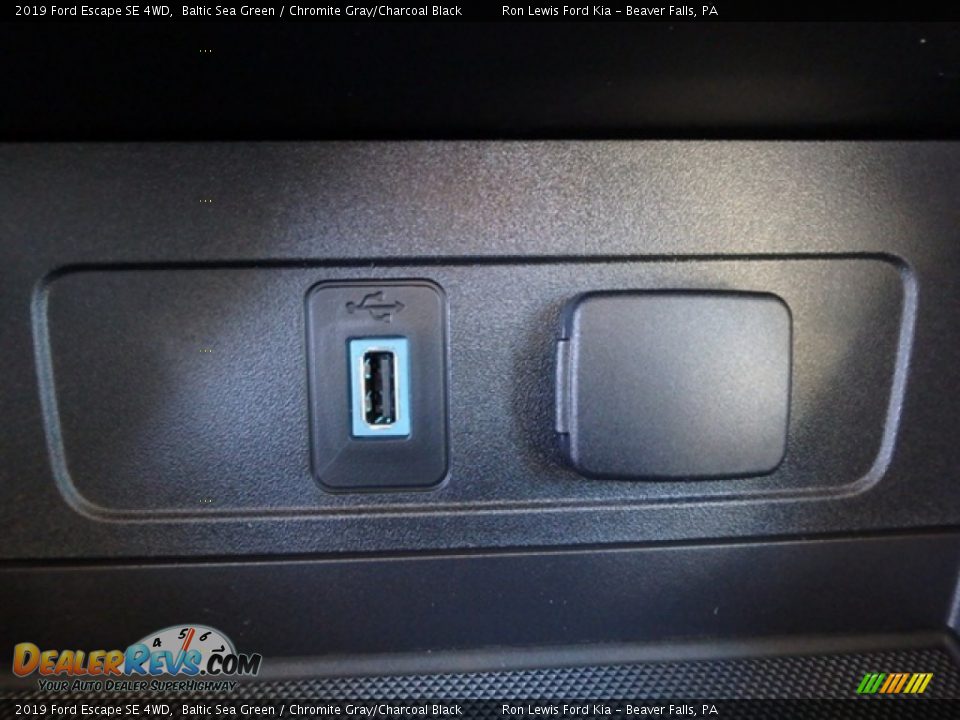 2019 Ford Escape SE 4WD Baltic Sea Green / Chromite Gray/Charcoal Black Photo #18