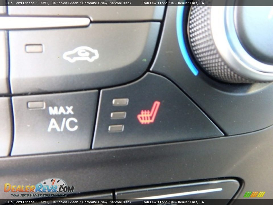 2019 Ford Escape SE 4WD Baltic Sea Green / Chromite Gray/Charcoal Black Photo #19