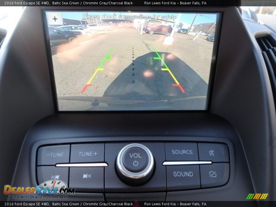 2019 Ford Escape SE 4WD Baltic Sea Green / Chromite Gray/Charcoal Black Photo #20