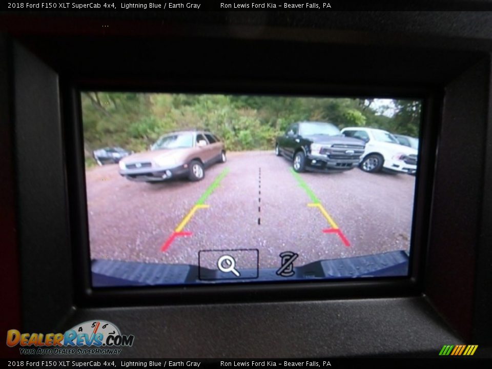 2018 Ford F150 XLT SuperCab 4x4 Lightning Blue / Earth Gray Photo #20