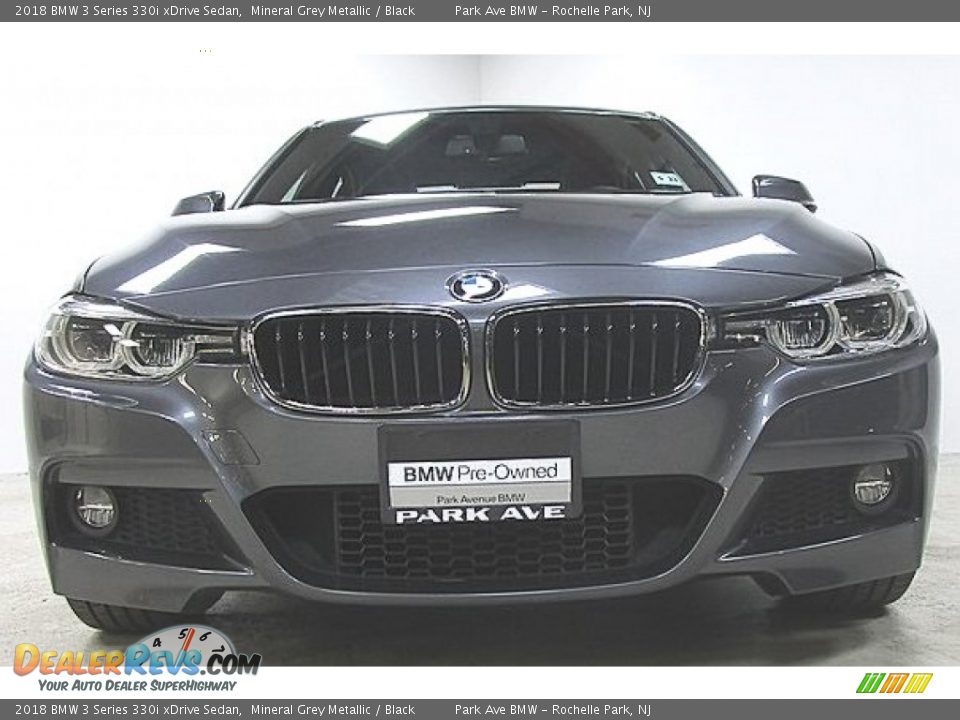 2018 BMW 3 Series 330i xDrive Sedan Mineral Grey Metallic / Black Photo #6