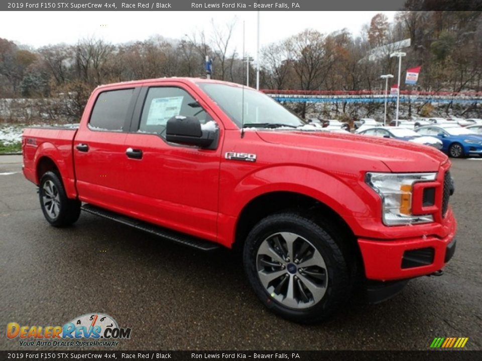 2019 Ford F150 STX SuperCrew 4x4 Race Red / Black Photo #8