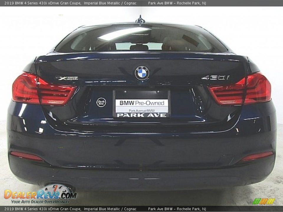 2019 BMW 4 Series 430i xDrive Gran Coupe Imperial Blue Metallic / Cognac Photo #2