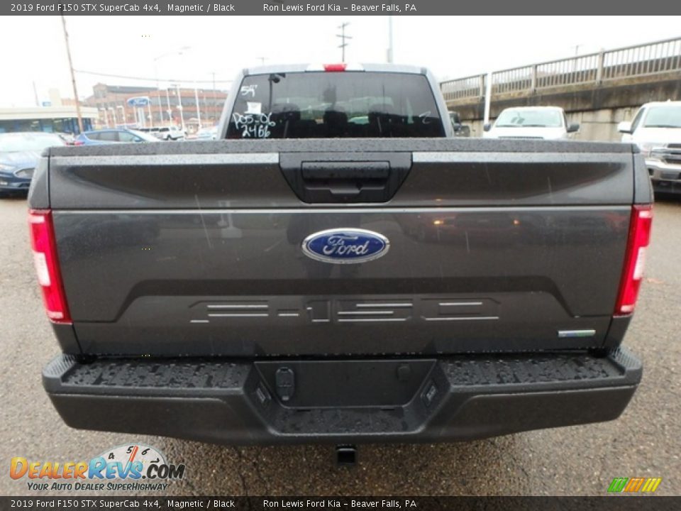 2019 Ford F150 STX SuperCab 4x4 Magnetic / Black Photo #3