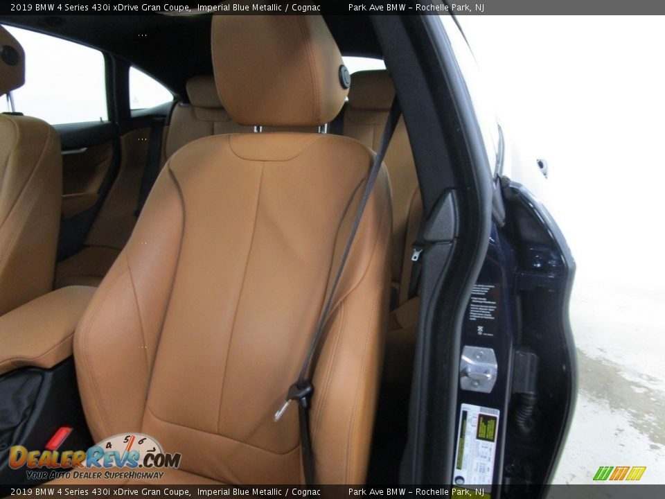 2019 BMW 4 Series 430i xDrive Gran Coupe Imperial Blue Metallic / Cognac Photo #7