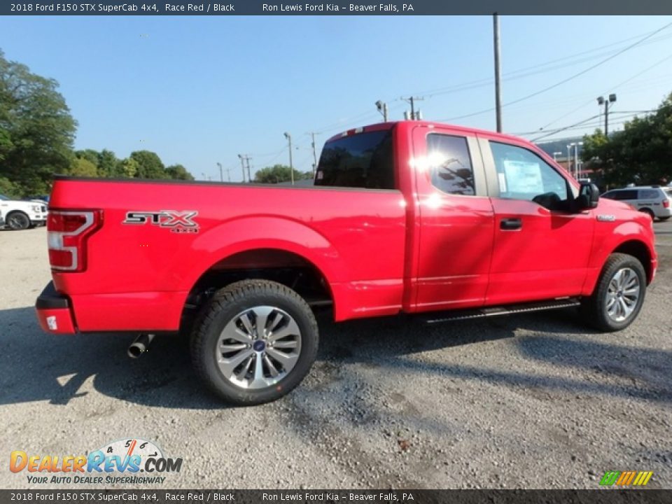 2018 Ford F150 STX SuperCab 4x4 Race Red / Black Photo #2